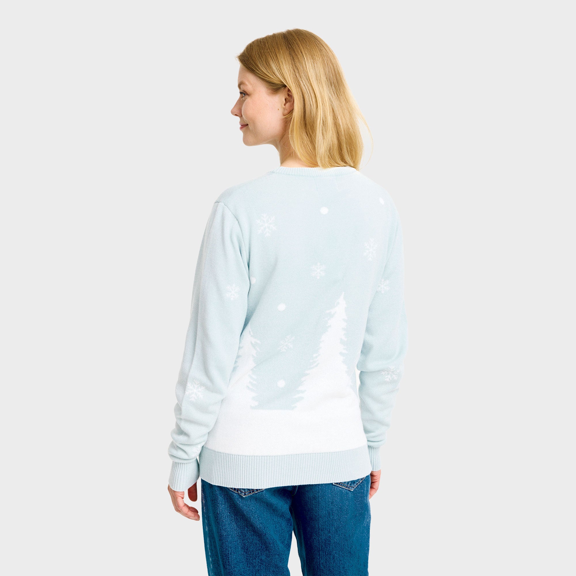 Den søde pingvin julesweater - Dame.